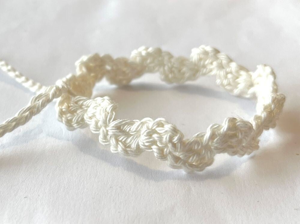 Bridal White armbandje Wave