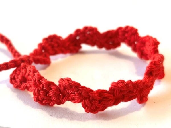 Hot Red armbandje Wave