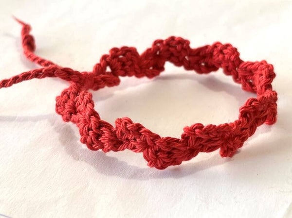 Kersen armbandje Wave