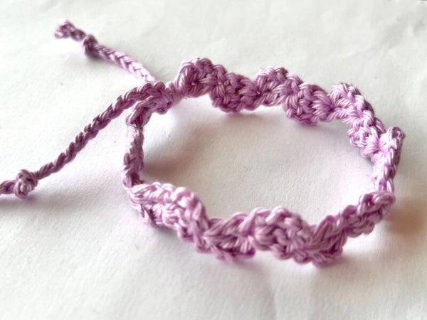 Light Orchid armbandje Wave