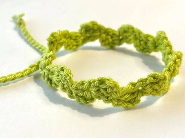 Pistache armbandje Wave
