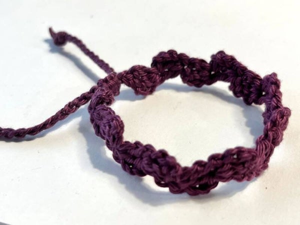 Shadow Purple armbandje Wave