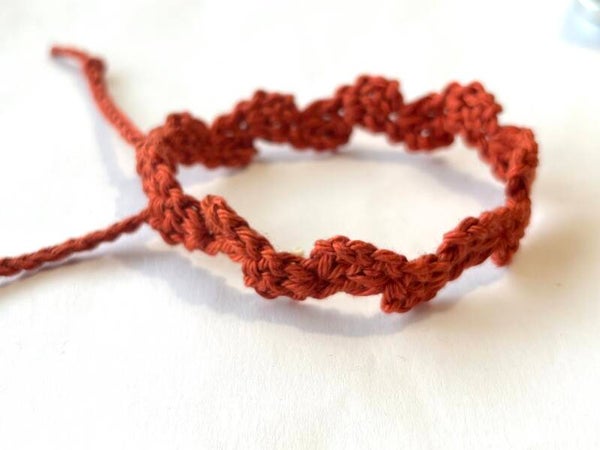 Terra Cotta armbandje Wave