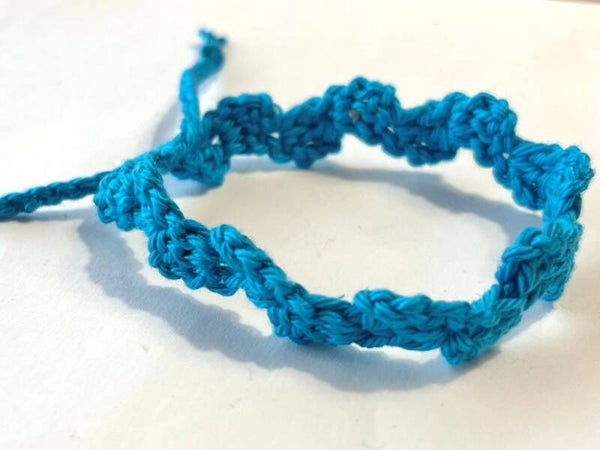 Turquoise armbandje Wave