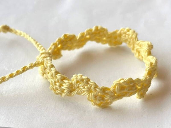 Vanille armbandje Wave