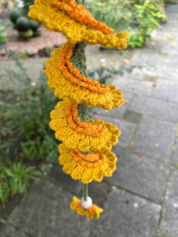 Patroon windspinner Gerbera/Pattern wind spinner Gerbera