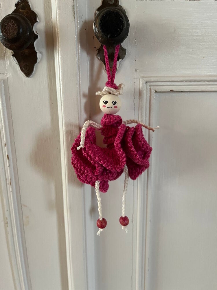 Patroon gelukspoppetje Ballerina/pattern worryworm Ballerina