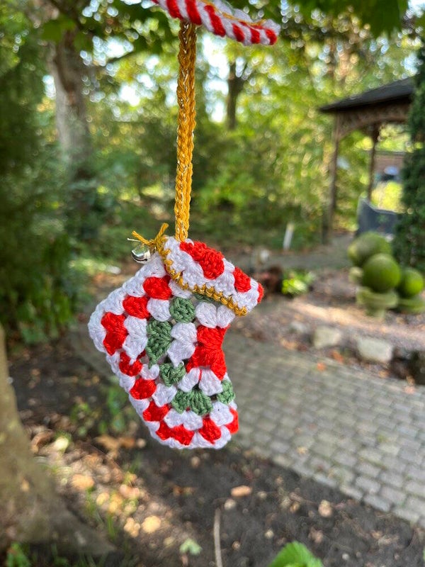 Patroon Kerst sok/Pattern Christmas stocking