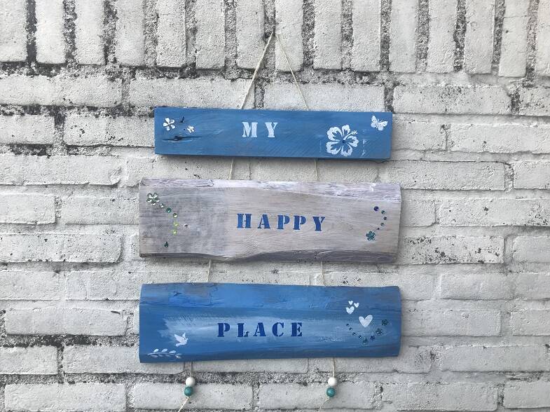 workshop beachbord naambord