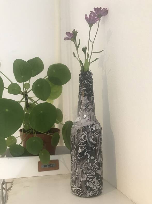 workshop fles pimpen met decopatch