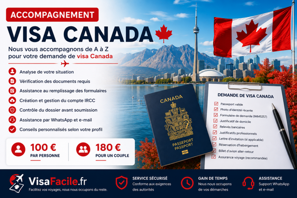Accompagnement Visa Canada - Demande de Visa Visiteur