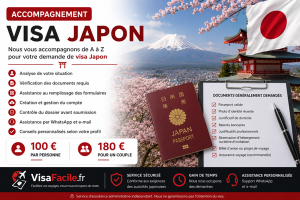 Accompagnement Visa Japon