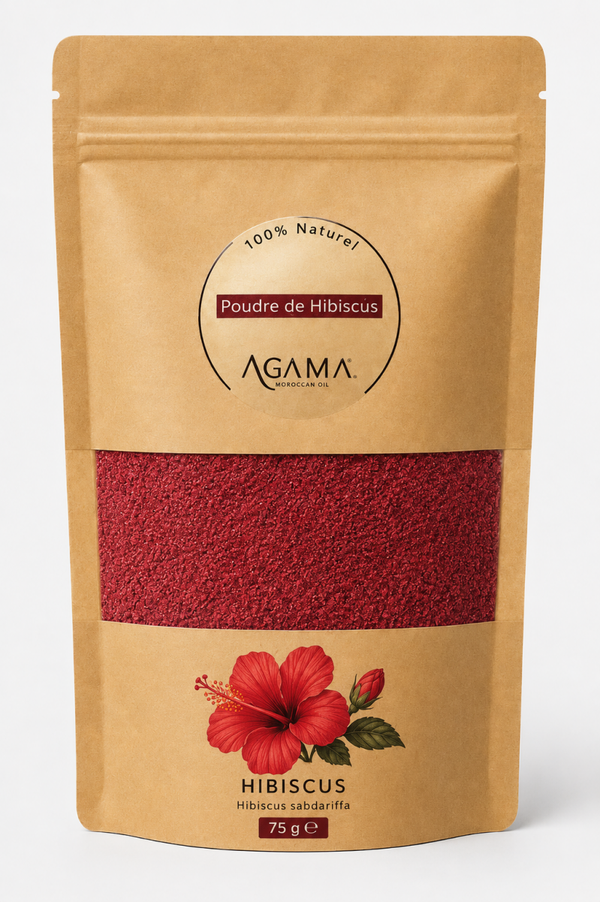 Poudre d’hibiscus 100% naturel 75g
