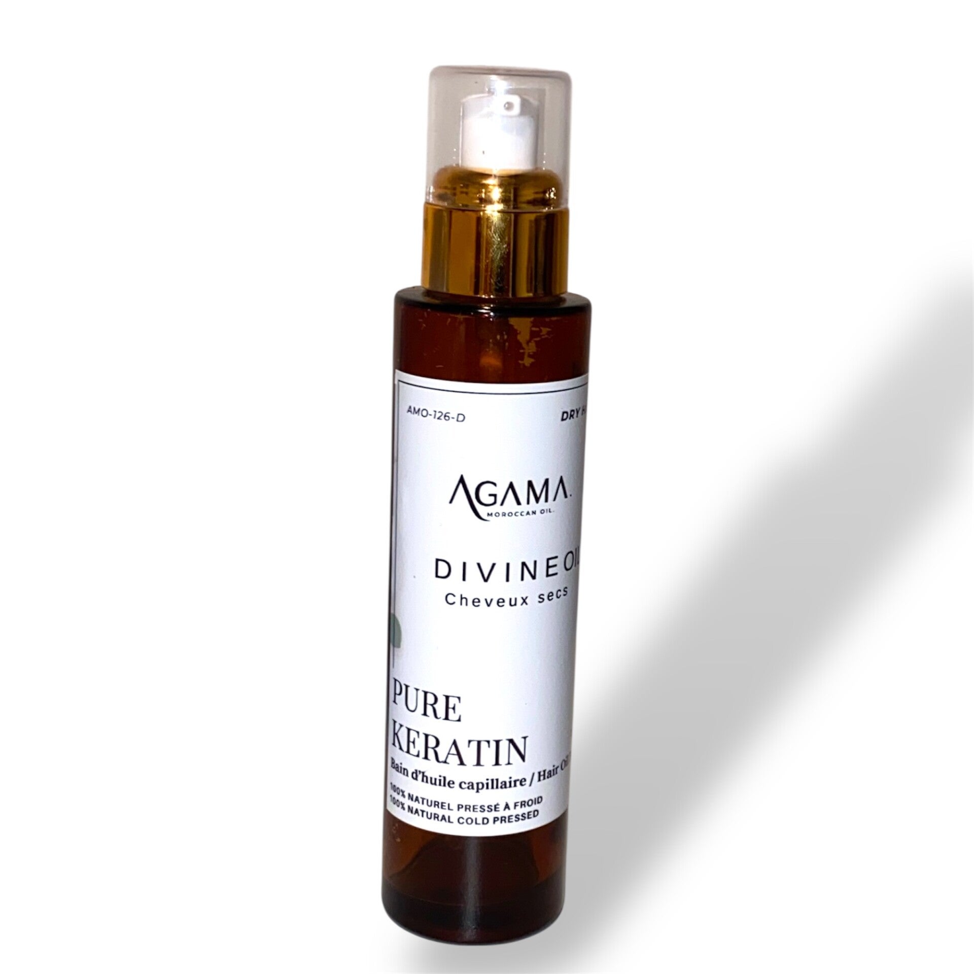 Bain d’huile capillaire à la kératine – anti-chute et hydratation profonde 100 ml - Keratin Hair Oil Treatment – Anti-Hair Loss & Deep Hydration