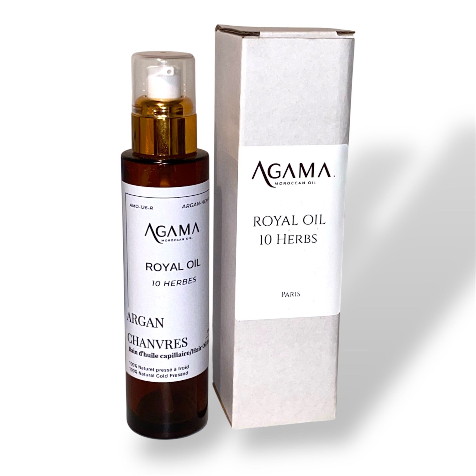 Bain d’huile ROYAL anti-chute aux 10 herbes 100 ml - ROYAL Anti-Hair Loss 10-Herb Oil Treatment 100 ml