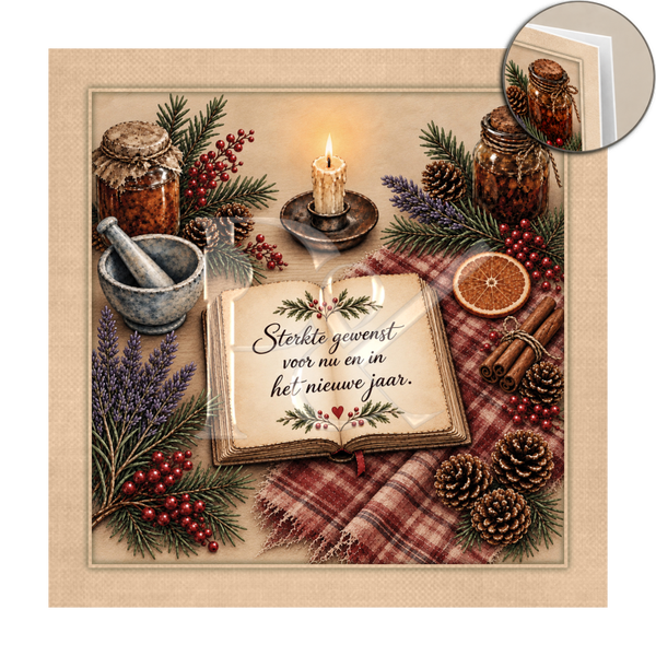 kerstkaart Brunilde