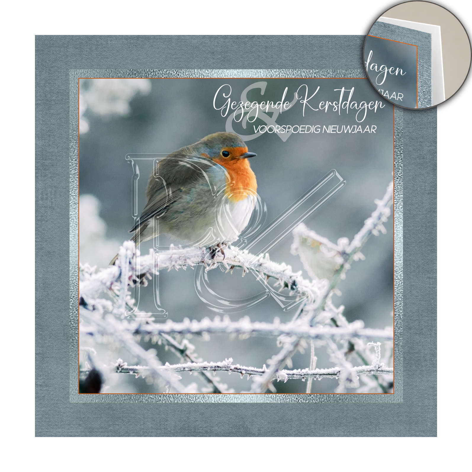 kerstkaart Rosy