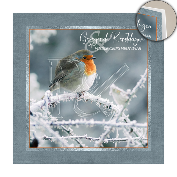 kerstkaart Rosy