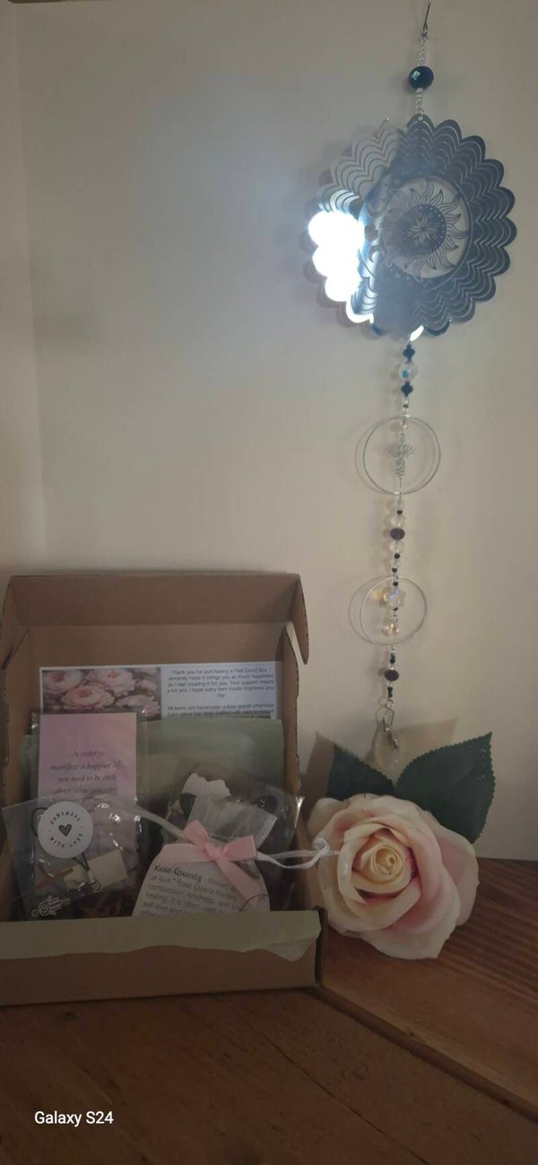 C4 Sun & Moon Suncatcher, with 2 hoops