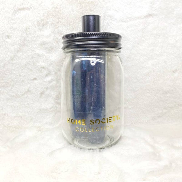 Kaarsen - Home Society - Candle Jar - Blauw