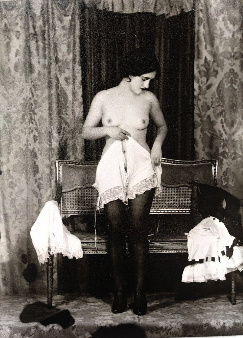 PHOTOGRAPHIE CONTACT PLAQUE DE VERRE ANNÉES 1920 125x175mm