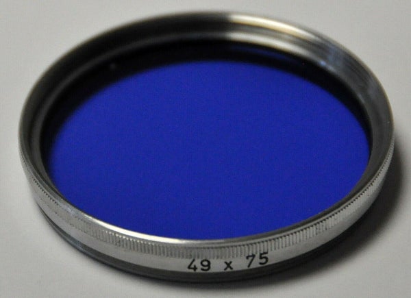 FILTRE Ø 49 x75 Vissant Bleu