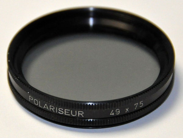 FILTRE Ø 49 x75 Vissant POLARISEUR #104
