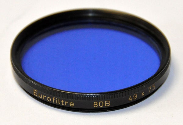 FILTRE EUROFILTRE Ø 49 mm x0.75 BLEU 80B  - #108