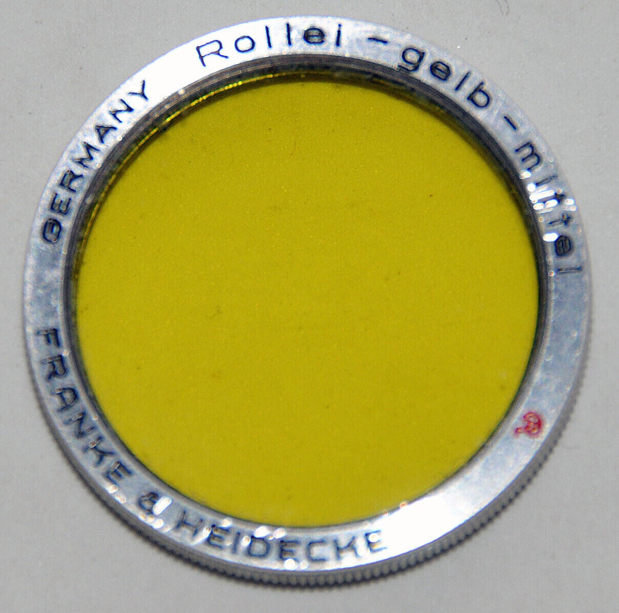 FILTRE ROLLEI BAÏONETTE "0" - JAUNE MOYEN - #160