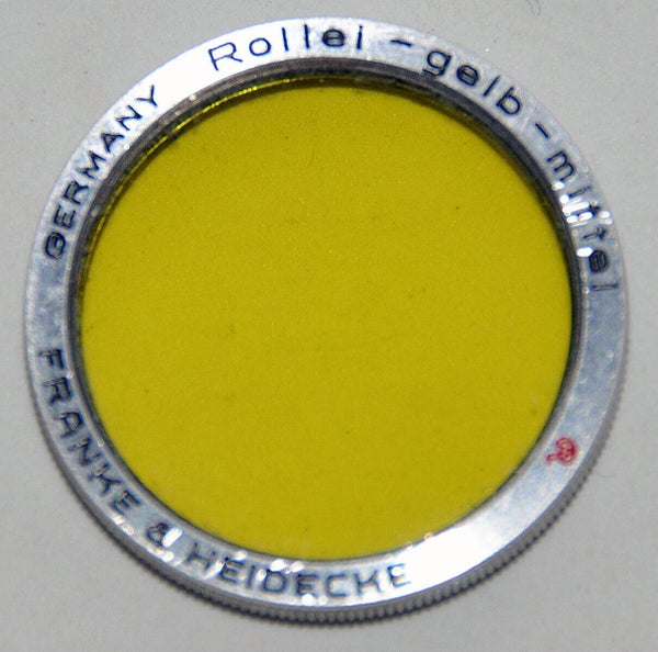 FILTRE ROLLEI BAÏONETTE "0" - JAUNE MOYEN - #160