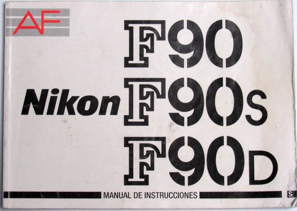 NIKON AF F90 F90S F90D MANUEL DE INSTRUCCIONES EN ESPAGNOLE