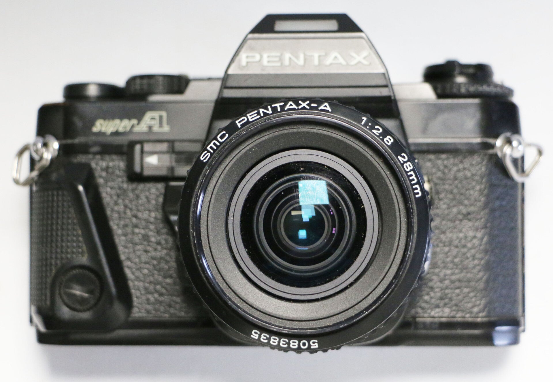 KIT PENTAX SUPER A ANALOGIQUE + SMC PENTAX-A 3 OPTIQUES + FLASH A COMPUTEUR  PENTAX