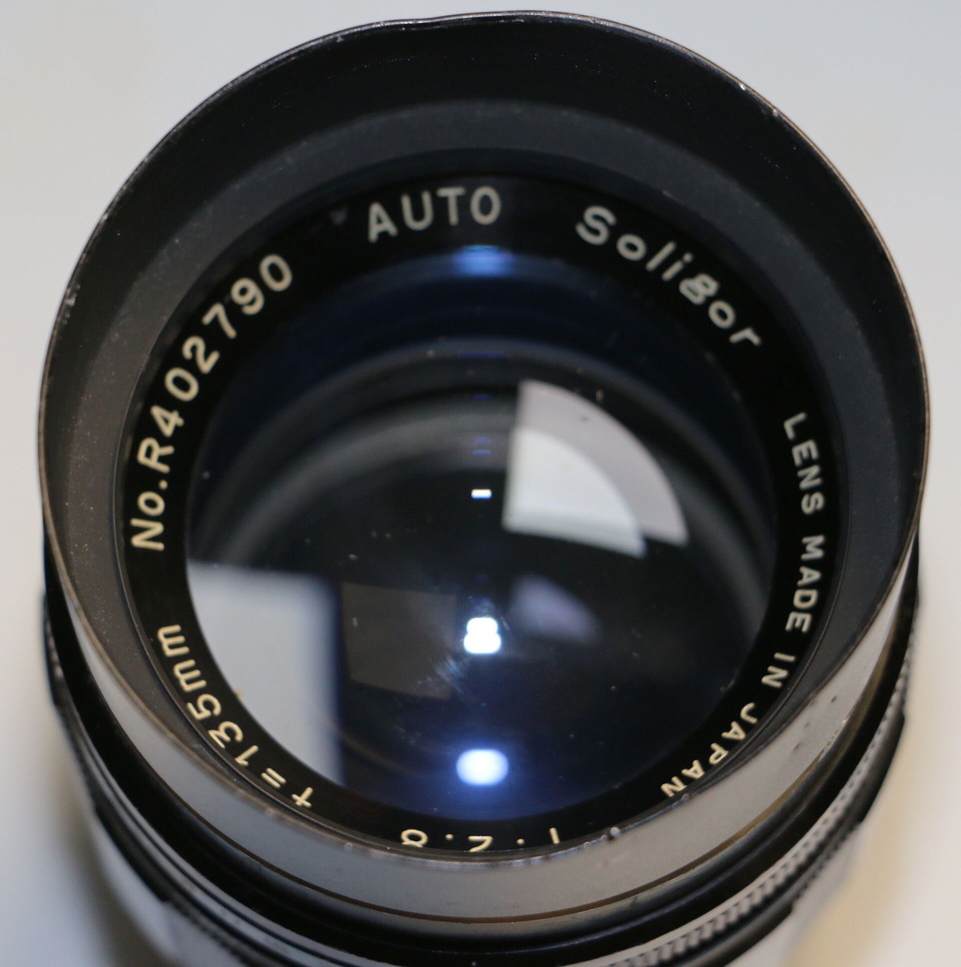 CANON FD (pour)AUTO SOLIGOR 2.8/135 mm (Lire)