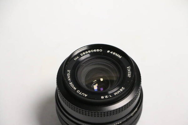 CANON FD (pour) VIVITAR 2.8/28 mm AUTO WIDE-ANGLE