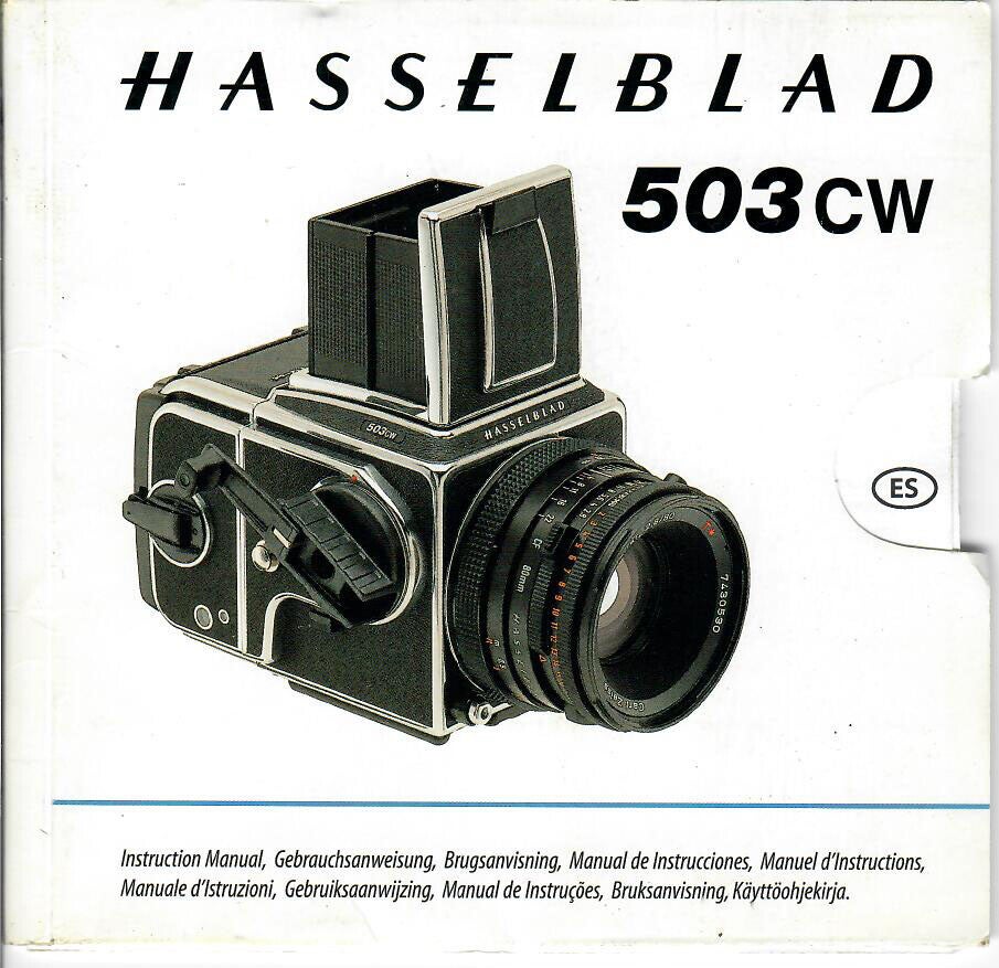 HASSELBLAD 503CW MANUEL D'INSTRUCTIONS EN ESPAGNOL