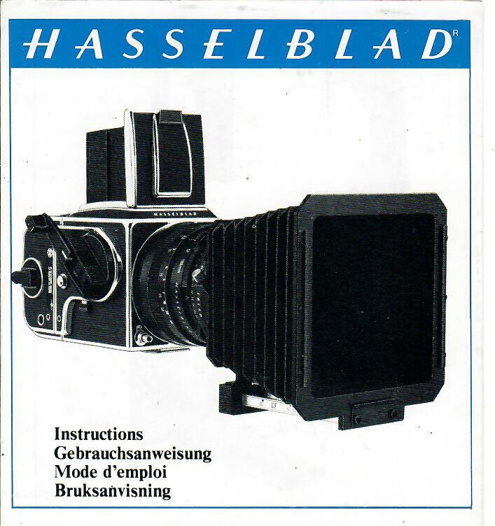 HASSELBLAD PARASOLEIL A SOUFFLET (40676) MODE D'EMPLOI