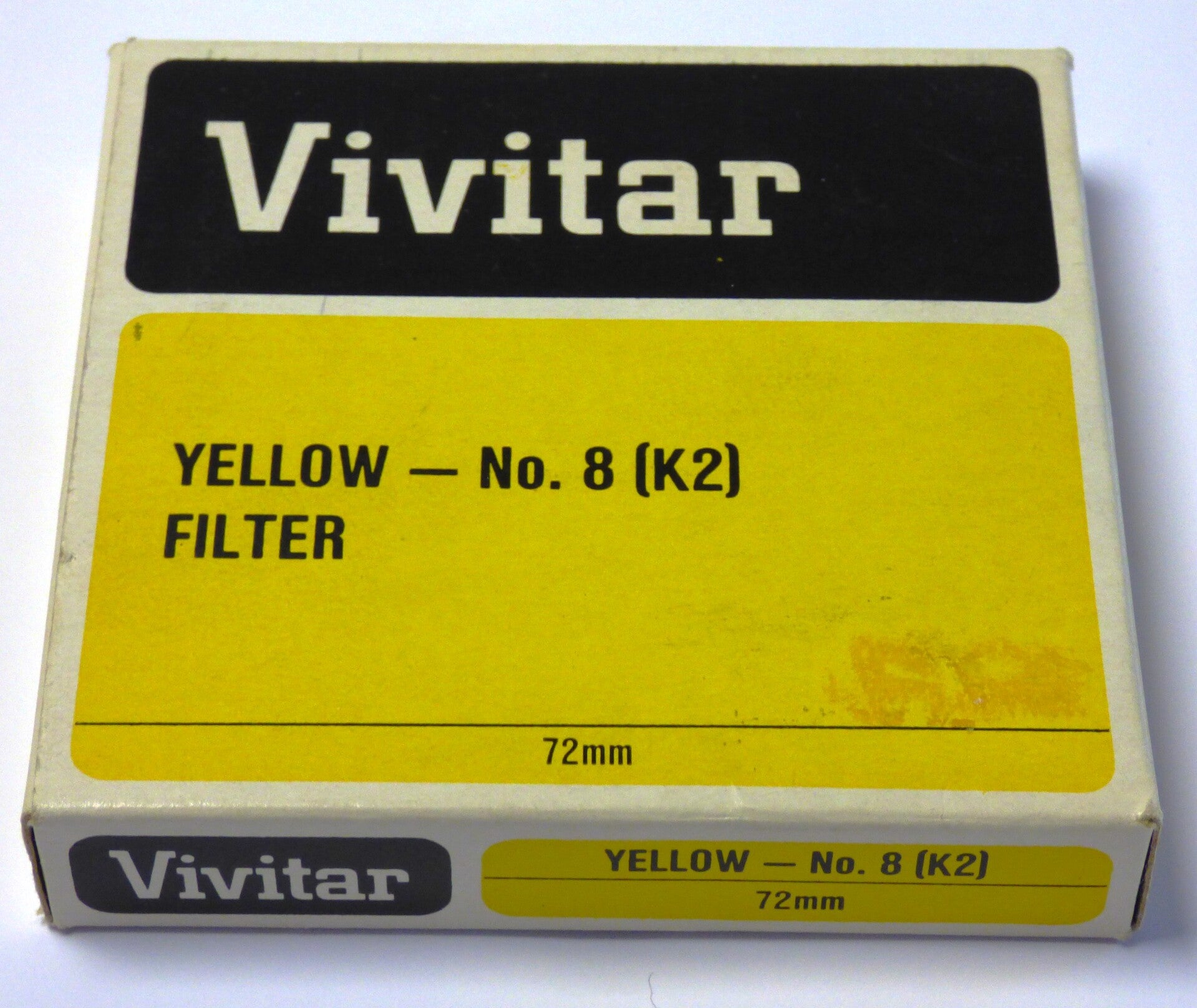 FILTRE VIVITAR Ø72mm YELLOW - N°8 (K2) - #213