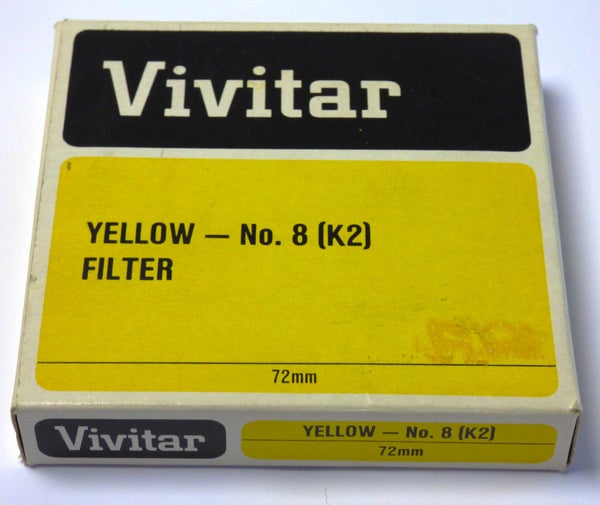 FILTRE VIVITAR Ø72mm YELLOW - N°8 (K2) - #213