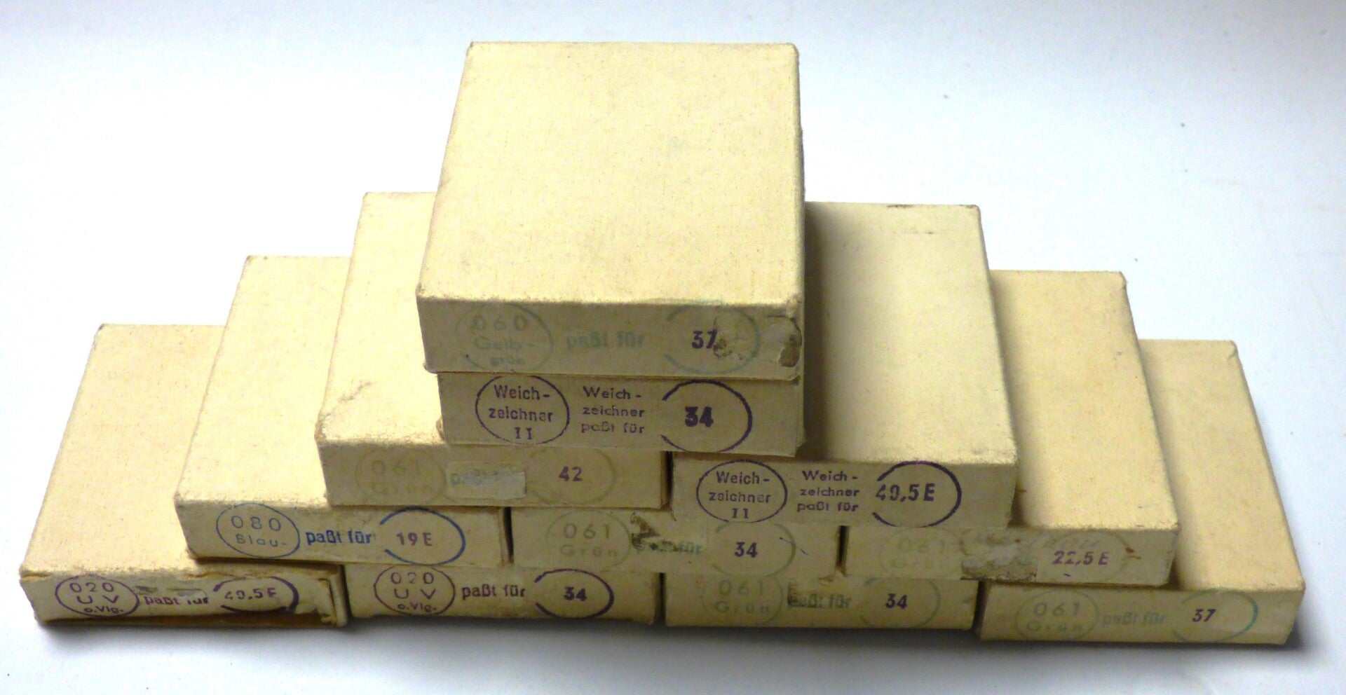 FILTRES EFFETS SPECIAUX 11 LIGNES CONCENTRIQUES  Ø 34/40.5 mm NEUFS EN BOITE ET ETUI FABRICATION GERMANY