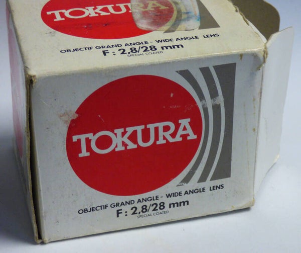 PENTAX K (pour)TOKURA MC AUTO 2.8/28mm DANS SA BOITE