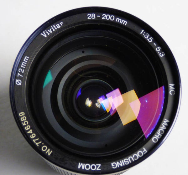 OLYMPUS (pour) VIVITAR 3.5-5.3/ 28-200mm MC MACRO FOCUSING ZOOM