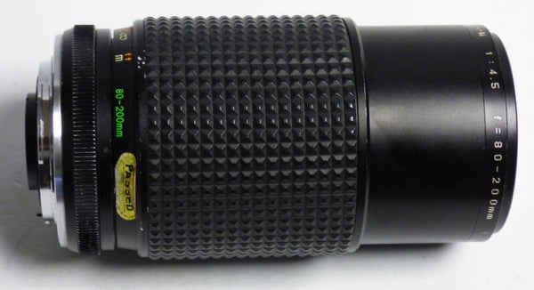 OLYMPUS (pour) ZOOM MAKINON MC AUTO 4.5/80-200 A NETOYER
