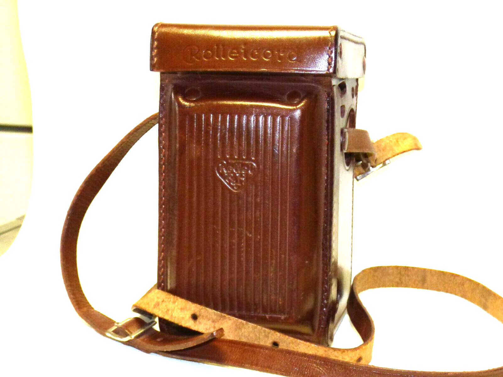 ROLLEICORD ETUI EN CUIR ORIGINAL PARFAIT ETAT TRES BELLE PATINE
