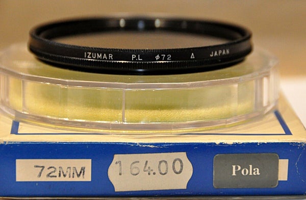 FILTRE POLARISAN CIRCULAIRE IZUMAR Ø 72 mm + Notice en Anglais