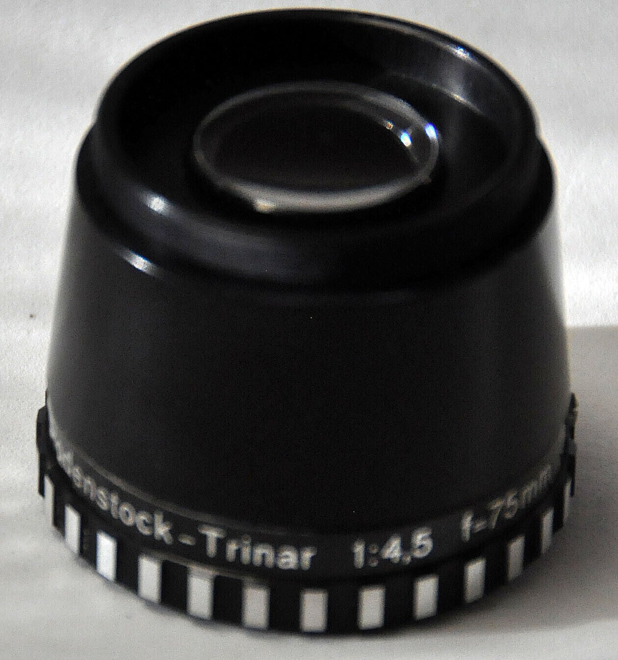 OBJECTIF RODENSTOCK TRINAR 4.5/75 mm * Ø 32 mm A VIS POUR AGRANDISSEUR