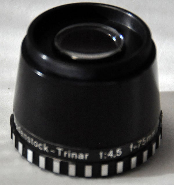 OBJECTIF RODENSTOCK TRINAR 4.5/75 mm * Ø 32 mm A VIS POUR AGRANDISSEUR