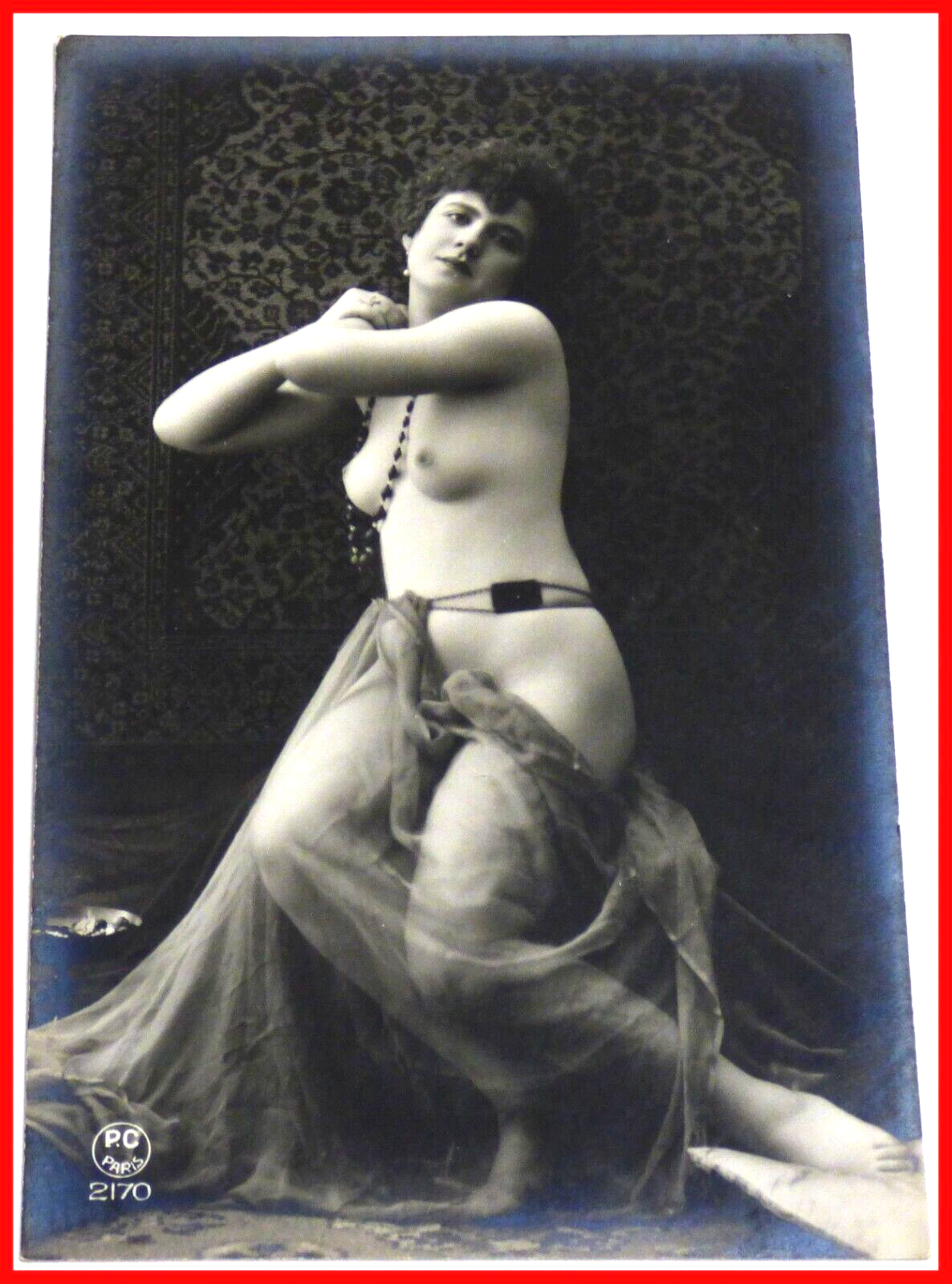 CARTE POSTALE CPA CP Paris 2170 JEUNE FEMME NUE SEXY EROTIQUE NUDE