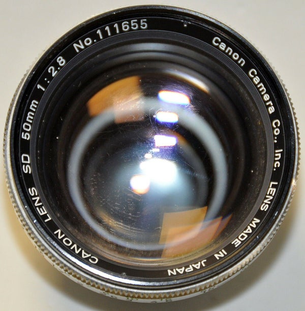 CANON SD CAMERA LENS SD 2.8/50 mm