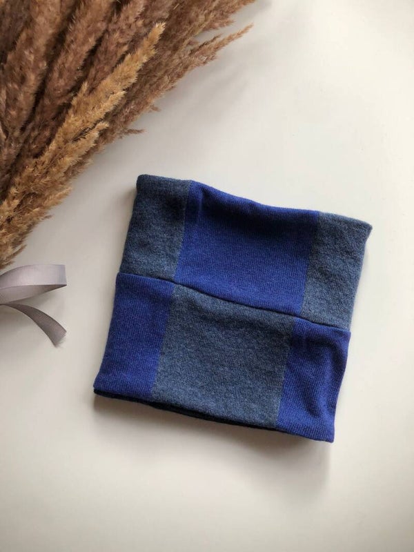 Komin dziecięcy wełniany merino patchwork rozm. 4-6 lat