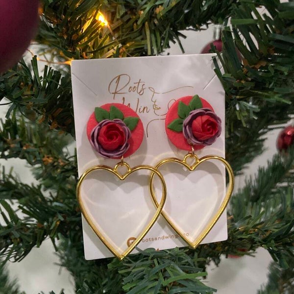 Festive Heart Clip-on